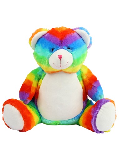 M-MM555-Zippie Rainbow Bear